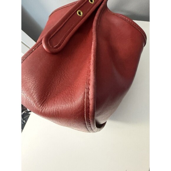 Coach vintage Janice Legacy Soho Red Leather Bucket Duffle Shoulder Bag # 9950 - Picture 12 of 15